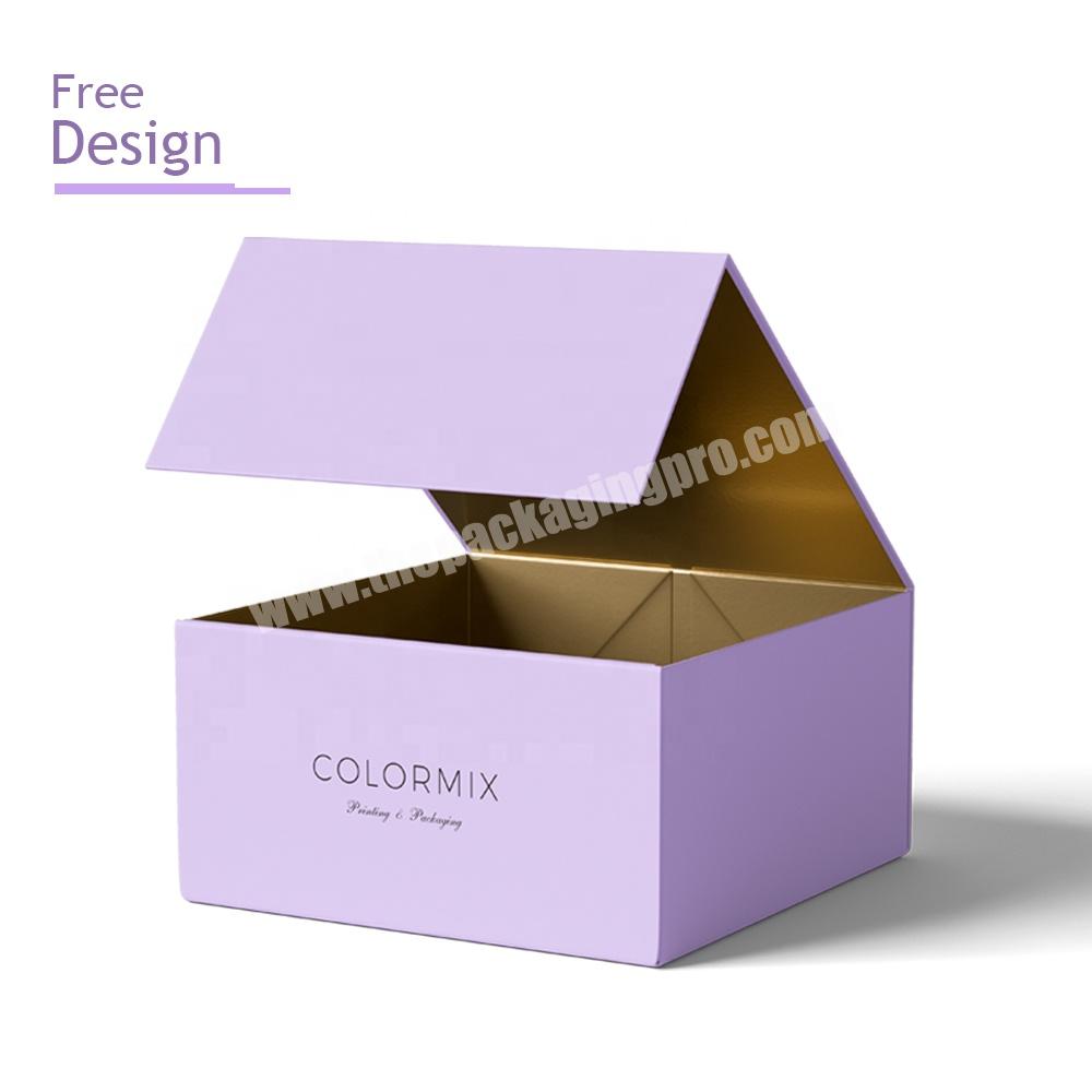 Competitive Price Luxury Custom Folding Paper Perfume Candle Box Packaging For Magnetic Paper Foldable Gift Box