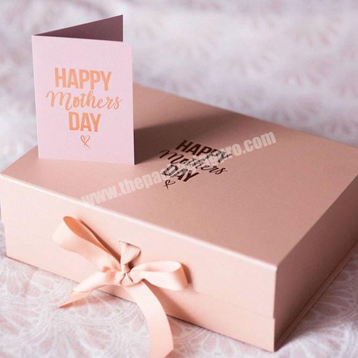 Cosmetic clothing gift packaging magnetic folding box packaging magnetic gift boxes wholesale custom magnetic closure gift box