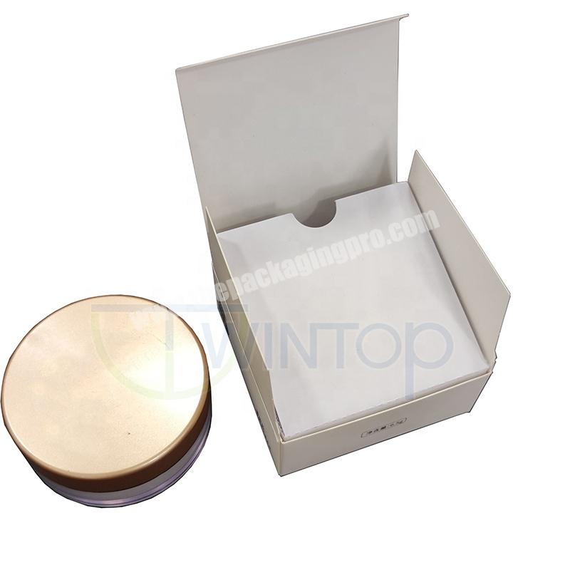 Cosmetic jar face cream serum lotion package folding carton box
