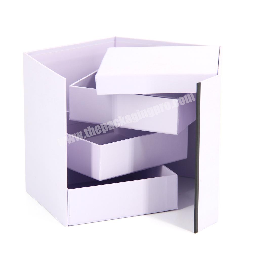 Cosmetic jar paper box design logo customize folding closure magnetic gift package cream essential delivery mailer perfume box