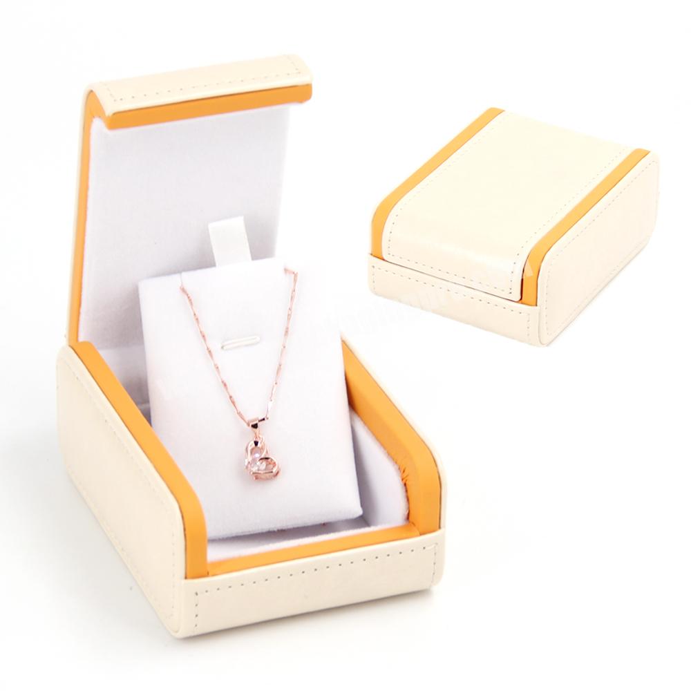 Creativity design custom jewelry ring earring necklace packaging box luxury paper jewelry box for display leather jewelry box