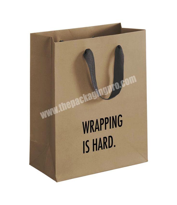 Custom Bags With Logo Luxury Shopping Bag With Good Quality For Small Business Packaging Bags OEM Logo Printed Reusable