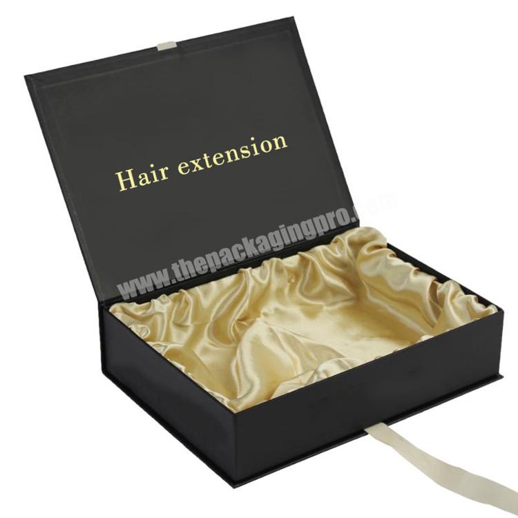 Custom Black Magnetic Gift Box for Presents Magnetic Closure Gift Bride rigid box
