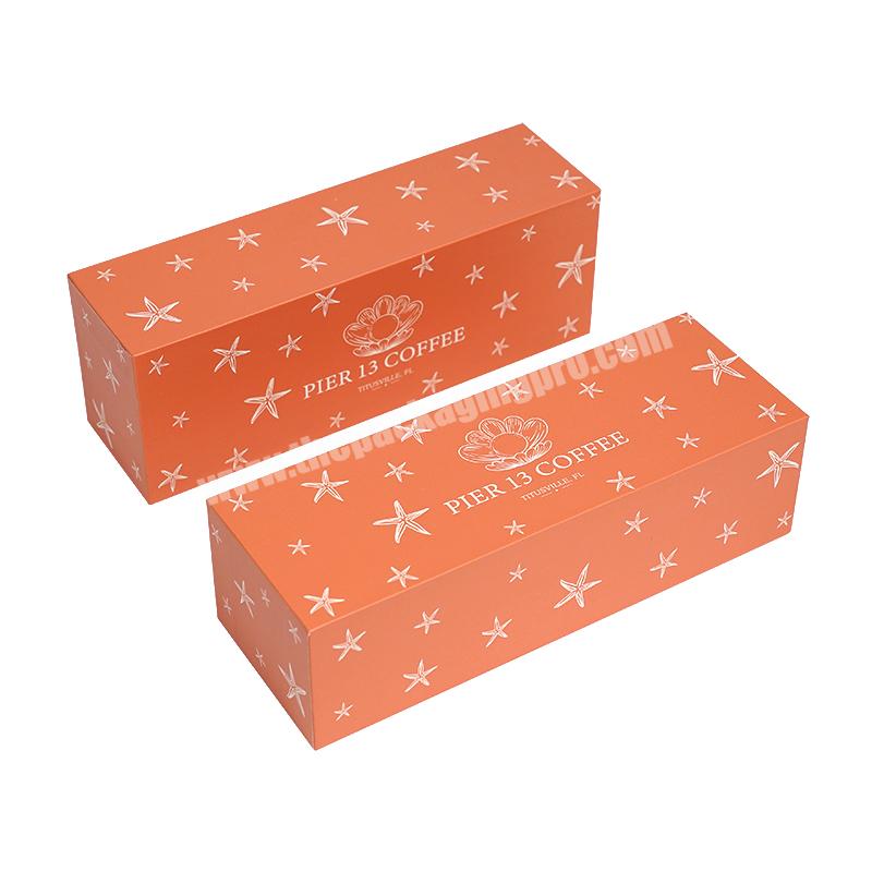 Custom Brand Logo Luxury   rigid cardboard top lid gift box for packaging