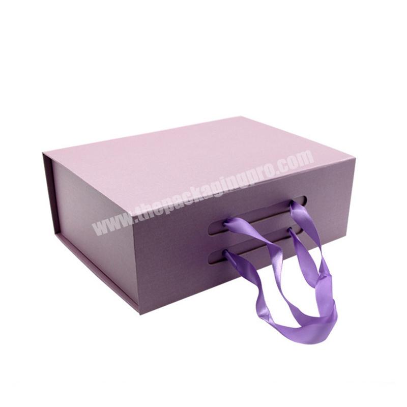 Custom Bridesmaid Proposal Rose Bear Gift Packaging  Magnetic Paper Foldable Box