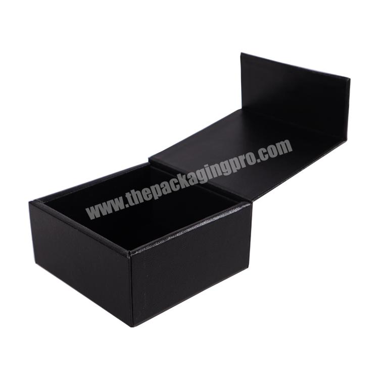 Custom Eco Friendly Logo Designer Cardboard Packaging Black Shoe Foldable Magnetic Paper Gift Box With Logo