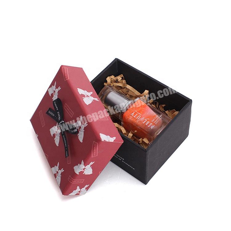 Custom Exquisite Eco-friendly Simple Cardboard Packaging Small  Birthday Gift Box for Candy