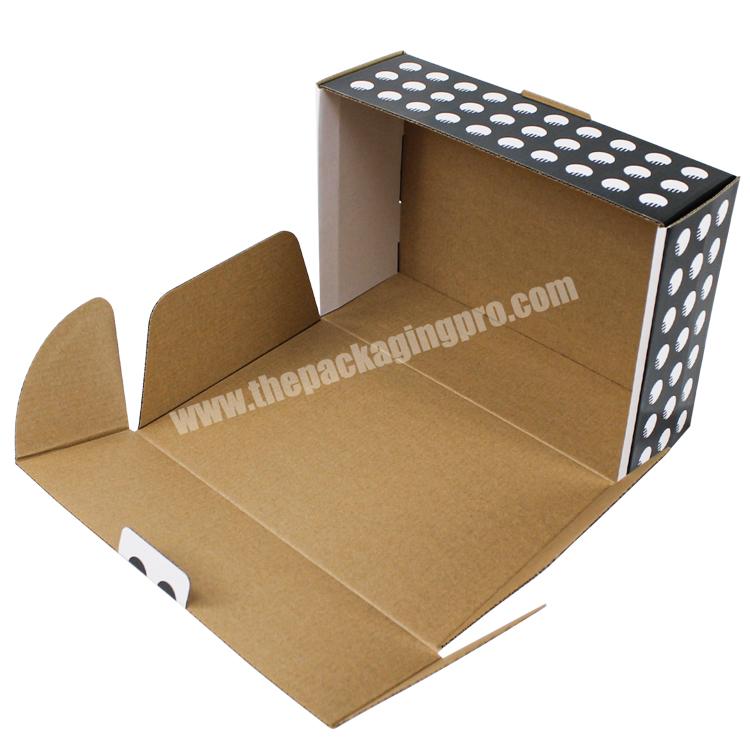 Custom Flat Pack Folding Corrugated Die Cut Mailing Box custom with logo recycled cardboard Luxury Shipping Mailer Boxes