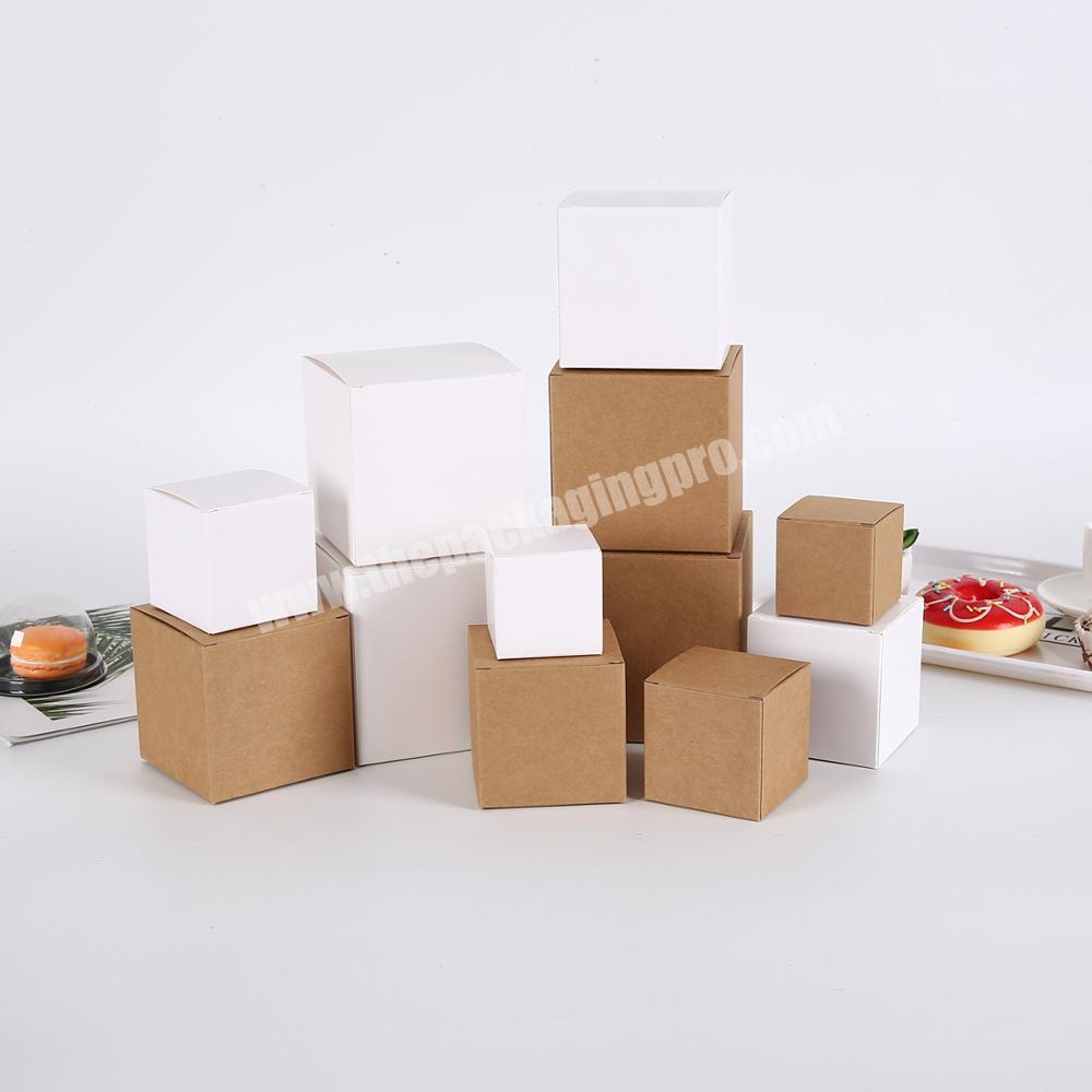 Custom Folding Mini Small Square CBD Oil Skin Care Jar Essential Oil Paper Box With Auto Lock Bottom