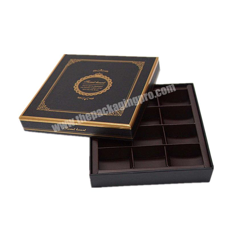 Custom High Quality Recycle Material Luxury Paper Chocolate Box Packing