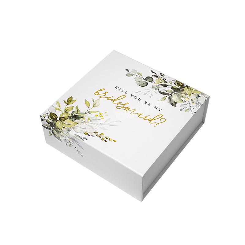 Custom LOGO White Magnetic Gift Box Flip Top Gift Boxes Luxury Rigid Cardboard Recyclable Paper Packaging Clothing Box
