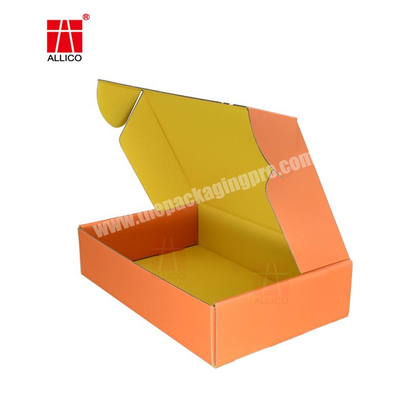 Custom Logo Boite Carton Gift Mailing Paper Shoes Clothing Packaging Corrugated Cardboard Shipping Box
