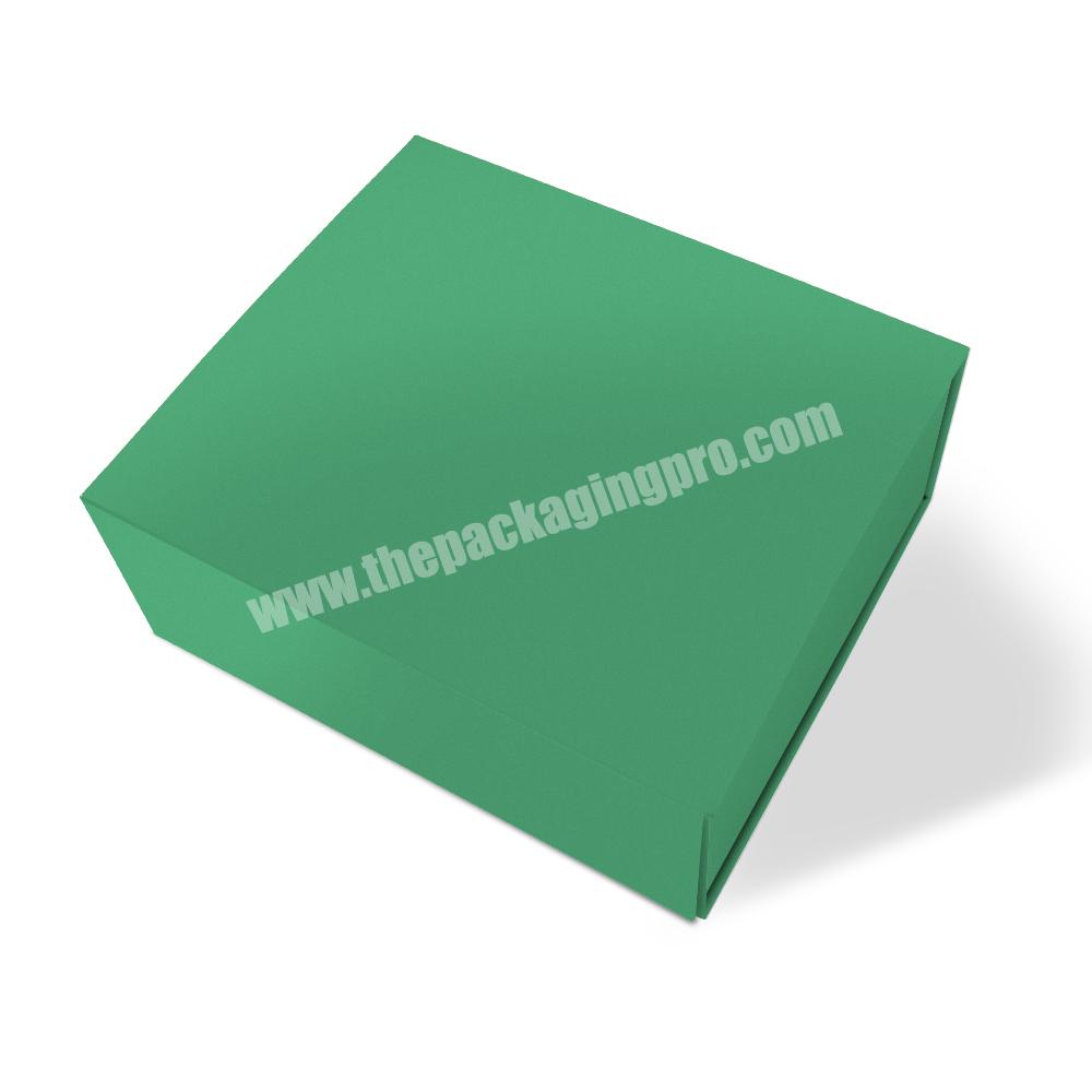 Custom Logo Luxury Printing  Rigid Folding Paper Packaging Magnet Closure Hard Cardboard Folding  Magnetic Gift Box