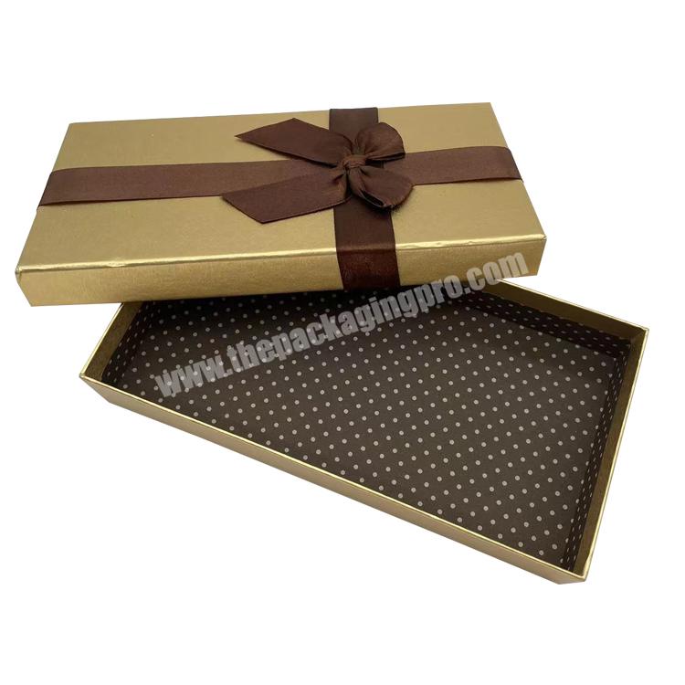 Custom Logo Luxury Recyclable Rigid Cardboard Packaging Clothing Box Telescope Type Gift Boxes Packaging