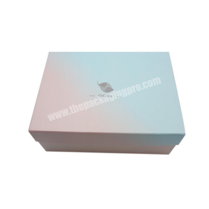 Custom Logo Printing Cardboard Luxury Cosmetics and Cut Gift Sets Heaven and Earth Cover Packaging