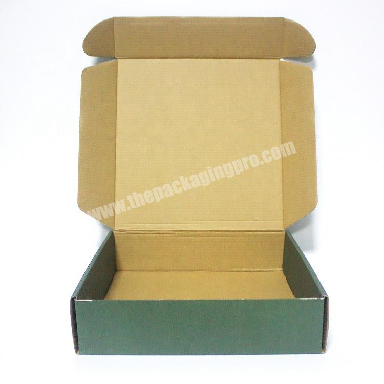 Custom Logo Printing Folding Flat Corrugated Packaging Shipping Mailer Post Box Manufacturer