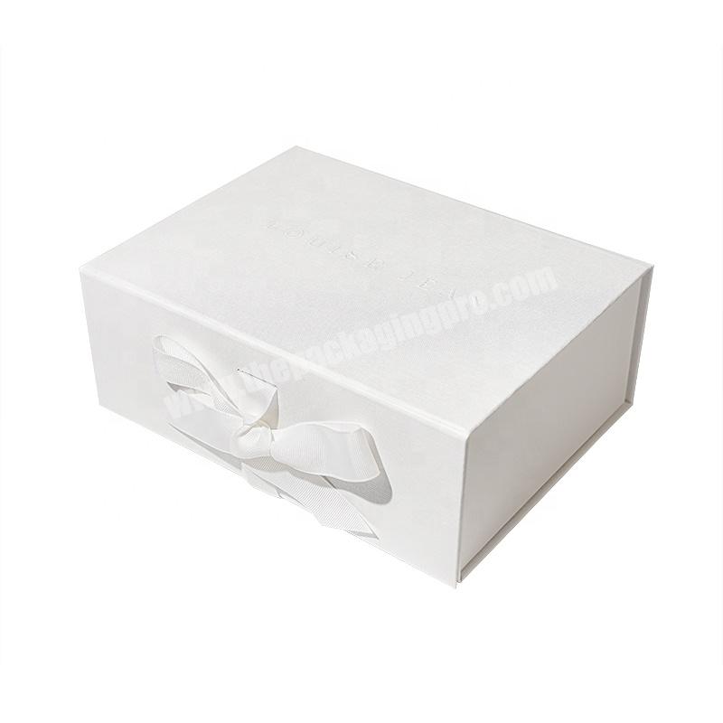 Custom Logo Rigid Foldable Cardboard  Packaging Boxes  Magnetic Gift Shoes Clothes Perfume Packaging Box