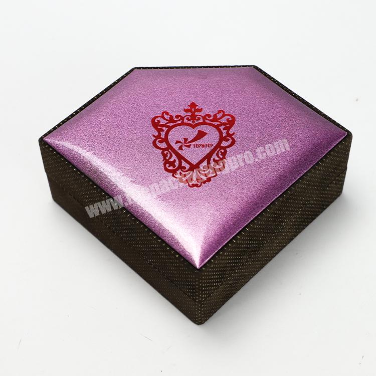 Custom Luxury Diamond Shaped Rigid Perfume Packaging Paper Box for 50ml