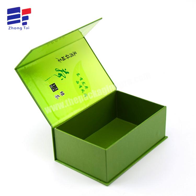 Custom Luxury Tea Paper Carton Magnetic Folding Gift Box Packaging Organizer With Logo