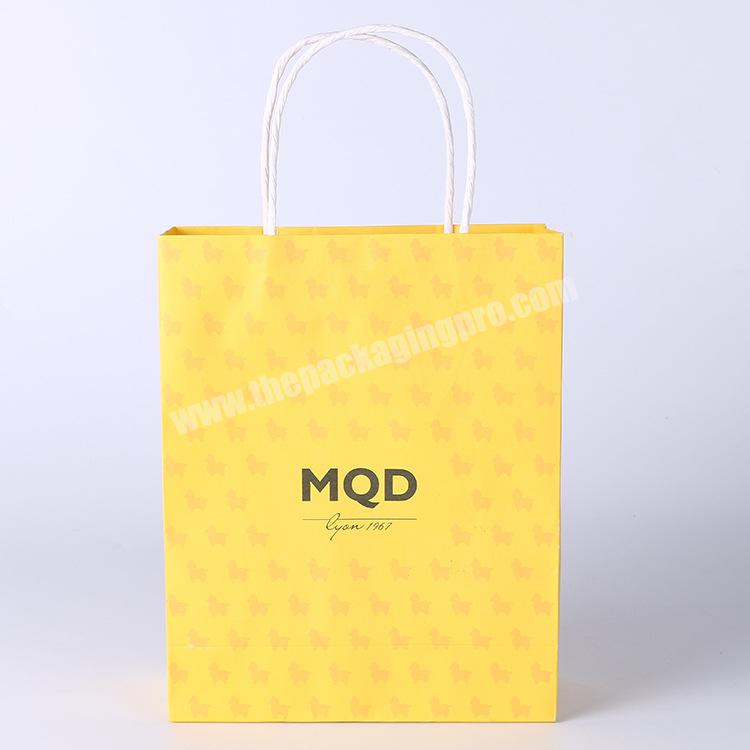 Custom Made Branded Printed Cardboard Retail Shopping Gift Packaging Paper Bags with Handles