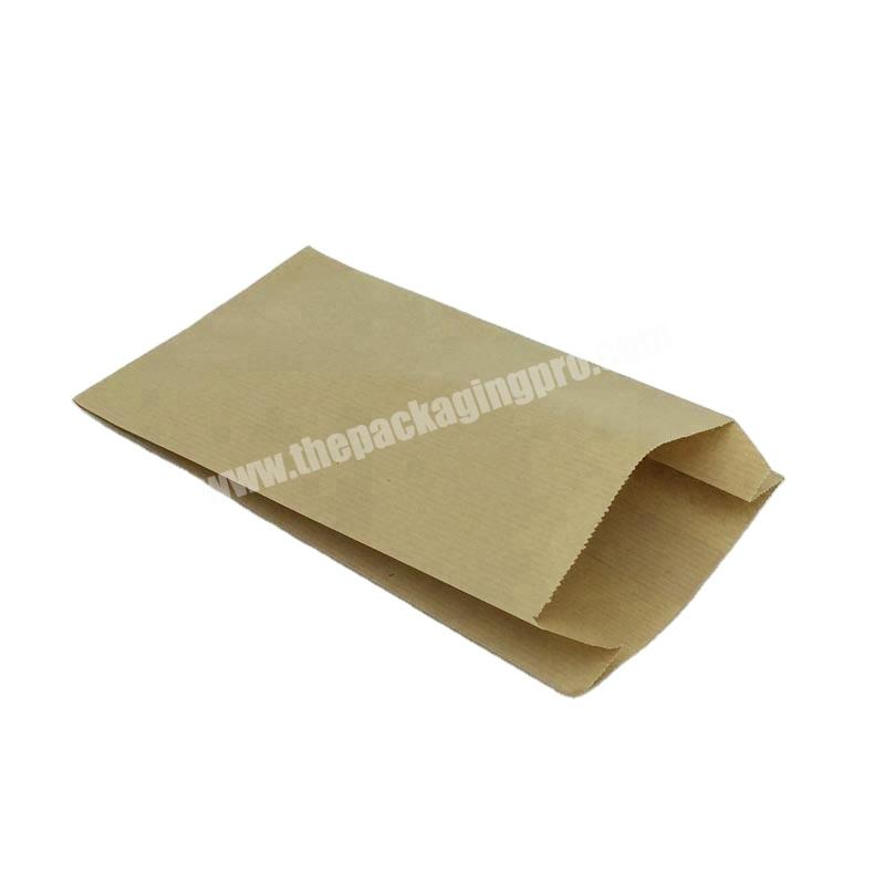 Custom Made Wholesale Oil-proof Waterproof Kraft Paper Bag Chicken French Fries Takeaway Disposable Paper Bag