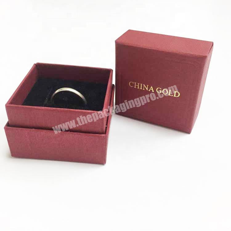 Custom Packaging  Small Paper Engagement Ring Jewelry  Box