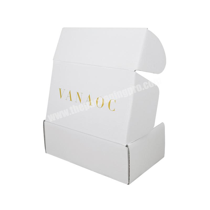 Custom Printed White Corrugated Mail Cosmetic Lipstick Packaging Paper Transport Box And Logo