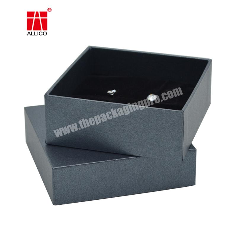 Custom Romantic Sweet Luxury Small Jewelry Box With Velvet Foam For Earring Ring