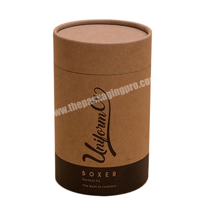 Custom Round Kraft Cardboard Paper Tubes Food Packaging Perfume Tumbler Boxes