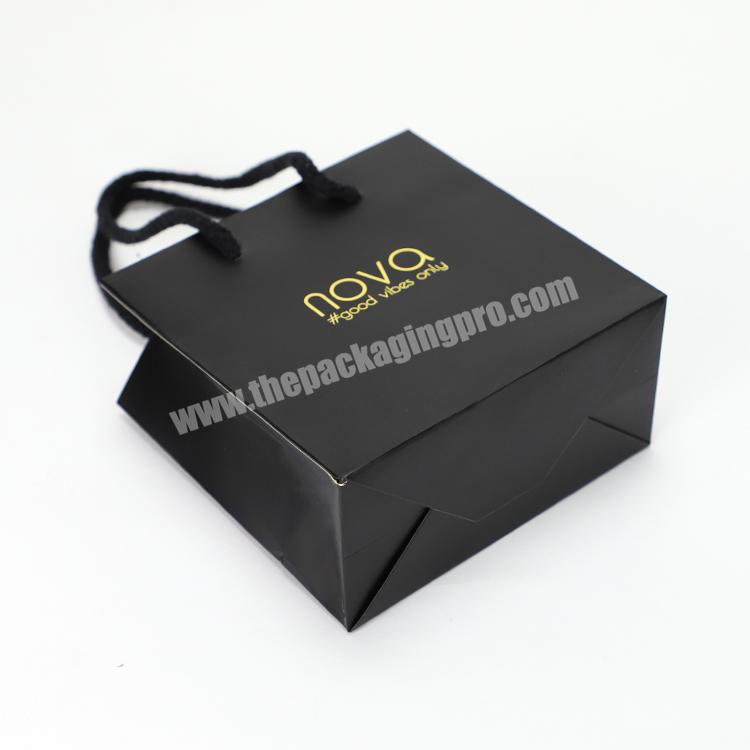 Custom Wholesale Paper Bag Printing Logo For Jewelry Shoes Clothes Shopping Wedding Gift Packaging With Ribbon Handles