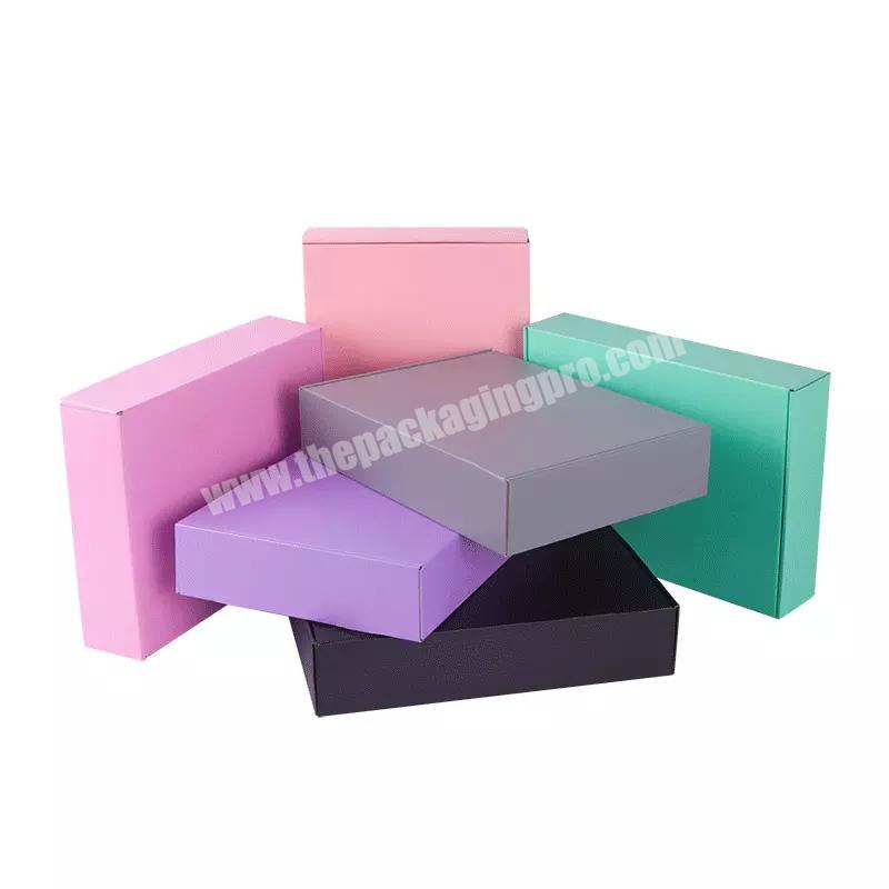 Custom color airplane packaging box airplane kraft paper shopping box folding corrugated box
