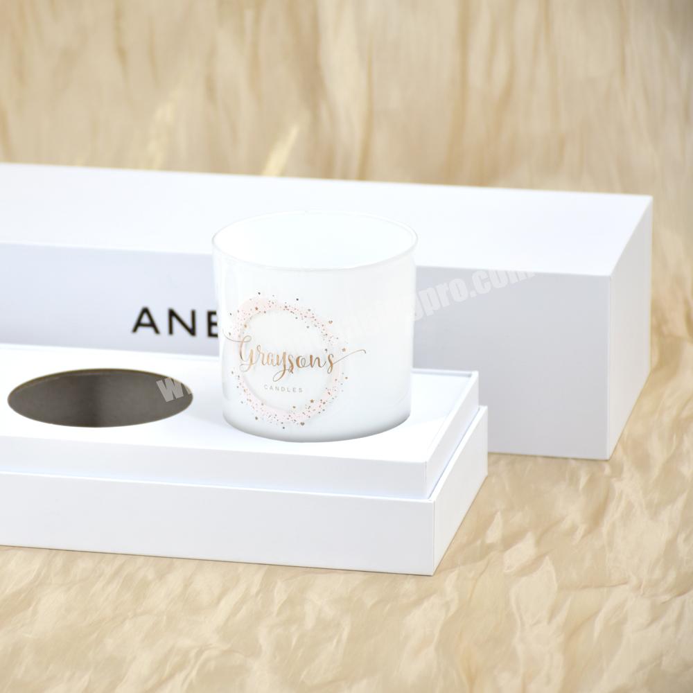 Custom decoration scented candle packaging box with logo festival aromatherapy gift set candle packaging boxes luxury candle box