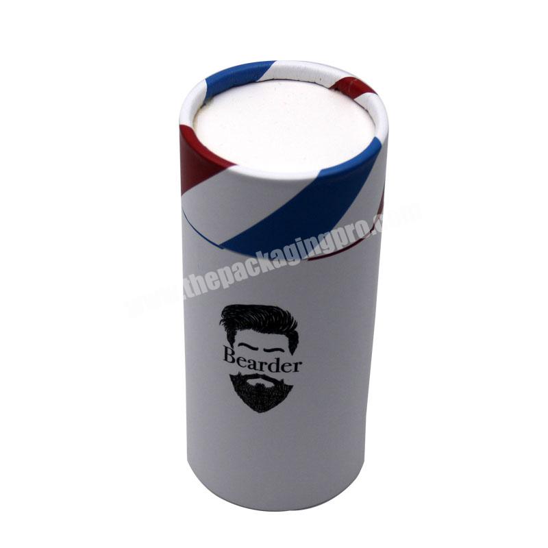 Custom eco friendly  cardboard paper tube Round cylinder essential oil bottle cosmetic paper tube