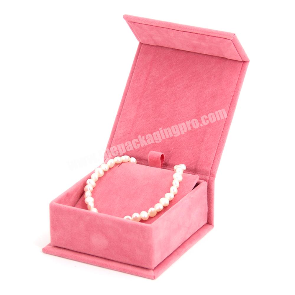 Custom eco friendly cardboard jewelry box gift packaging wedding velvet jewelry box packaging ring necklace luxury jewelry box
