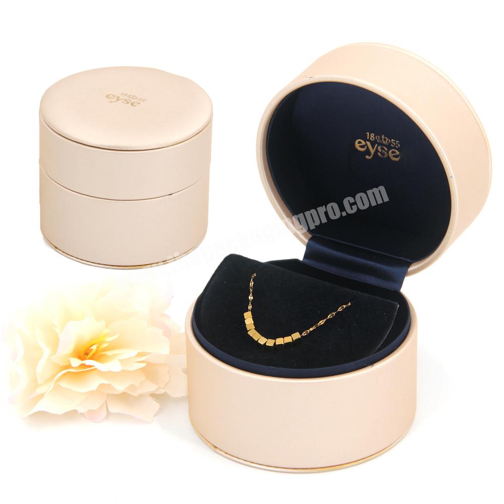 Custom jewelry organizer for women ring boxes necklace jewelry packaging box kraft paper travel necklace gift luxury jewelry box
