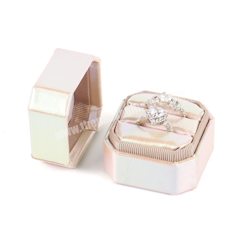 Custom jewelry packaging bag and box luxury velvet women jewelry luxury gift box set fashion custom logo jewelry packaging box