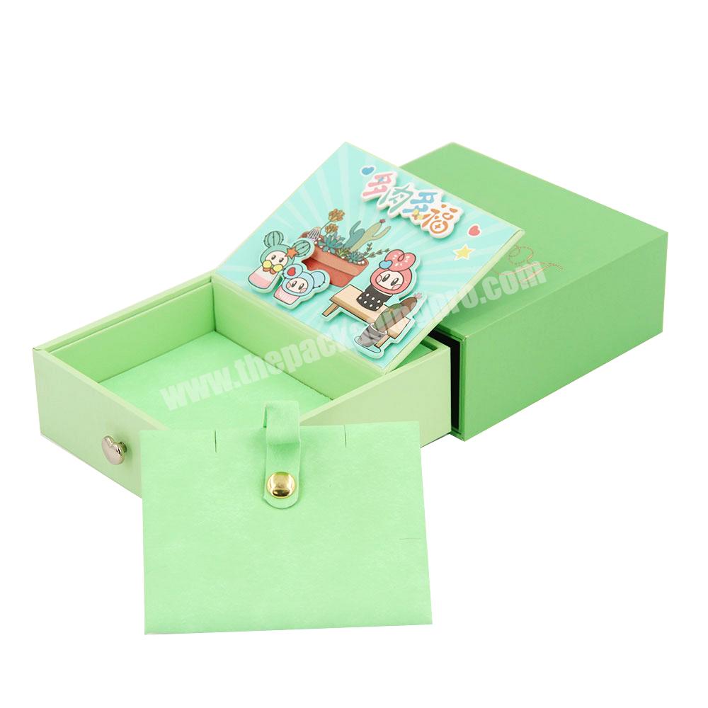 Custom jewelry packaging sliding box flat with lid foam insert jewelry boxes packaging bracelets inserts bracelet jewelry boxes