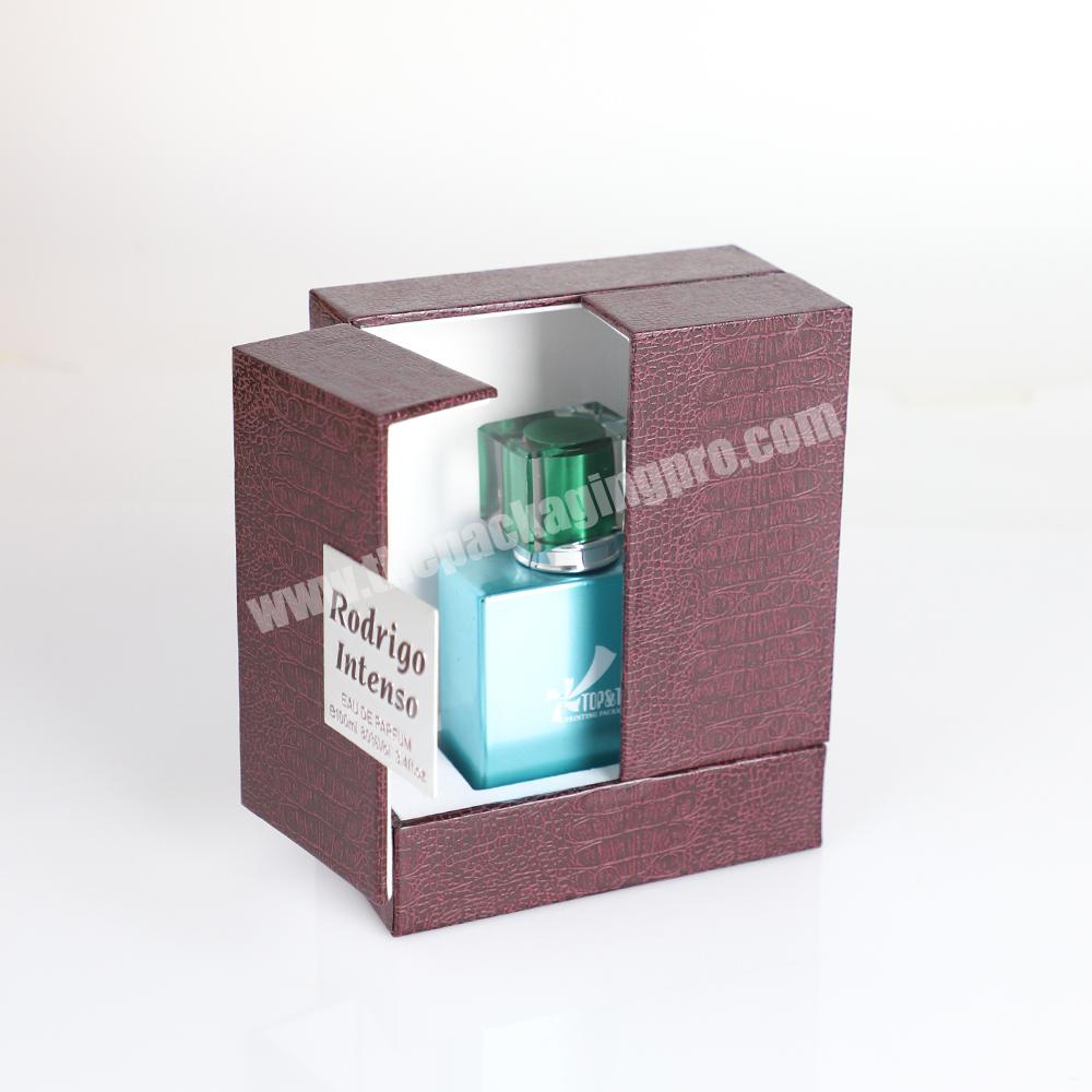 Custom logo cajas de carton para regalos luxury paper cardboard packaging makeup cosmetic perfume gift box for perfume bottle