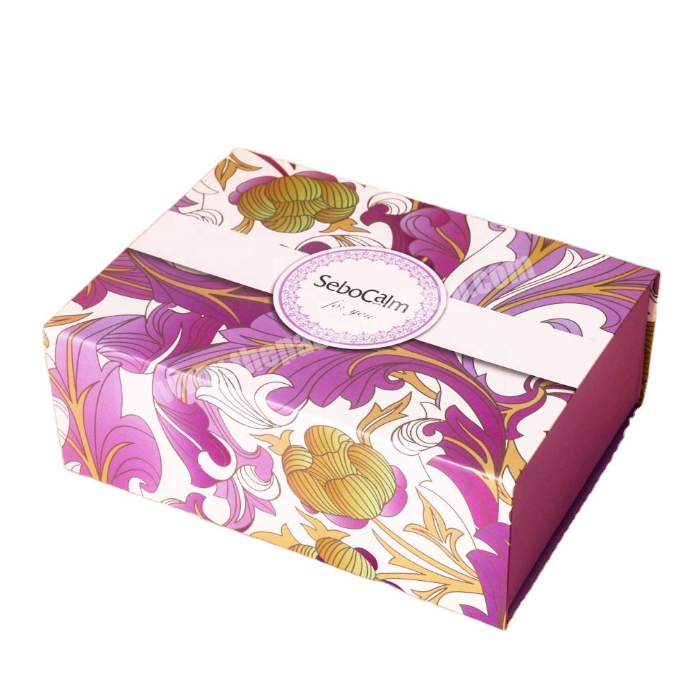 Custom logo cosmetic clothing cookie corrugated flower sweet kraft gift packaging paper boxes