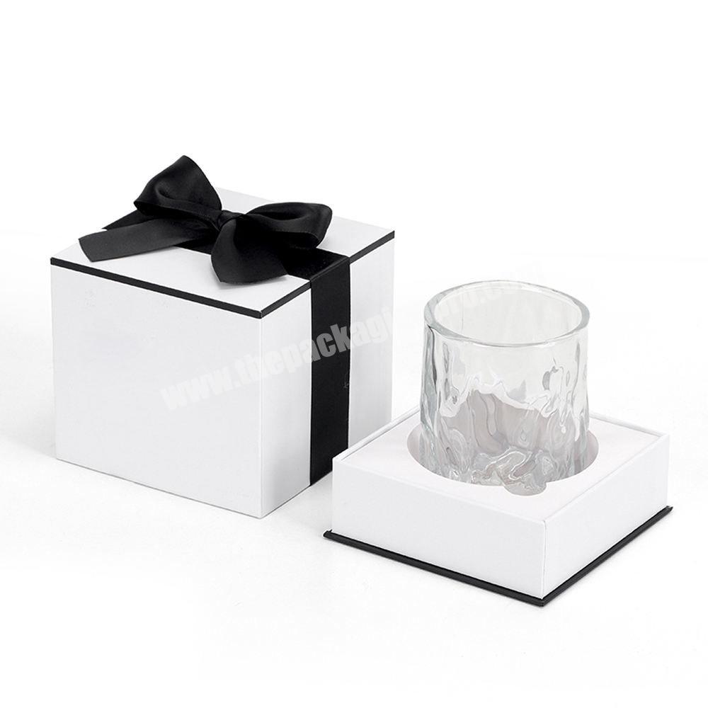 Custom logo design cardboard coffee mug box gift packaging christmas mug set gift box packaging luxury mug box