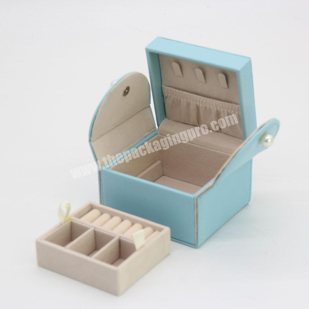 Custom logo magnetic jewelry gift box modern novel design gift box for jewelry square cardboard jewelry gift boxes