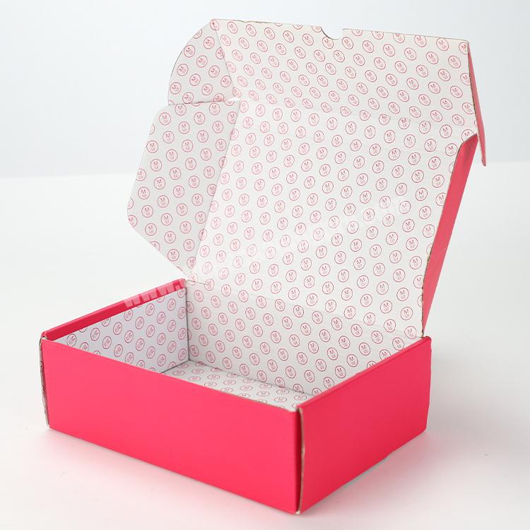 Custom logo oem china wholesale board rectangular packaging folding emballage corrugated gift shipping box carton for underwears