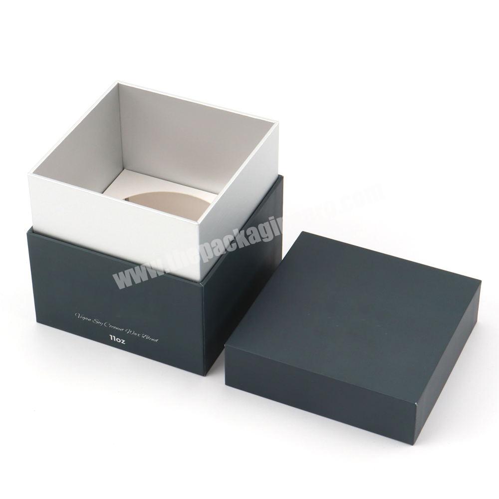 Custom logo various specifications paper packaging candle gift box set delicate appearance cardboard gift candle packaging boxes