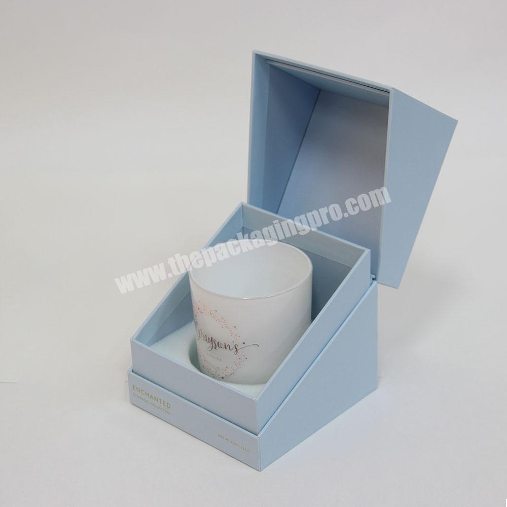 Square cardboard candle boxes packaging