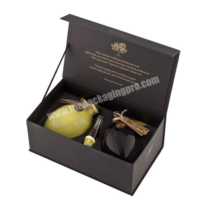 Custom luxury gift packaging stemless wine glass shipping box with foam luxury wine glass charm packing box custom wine boxes