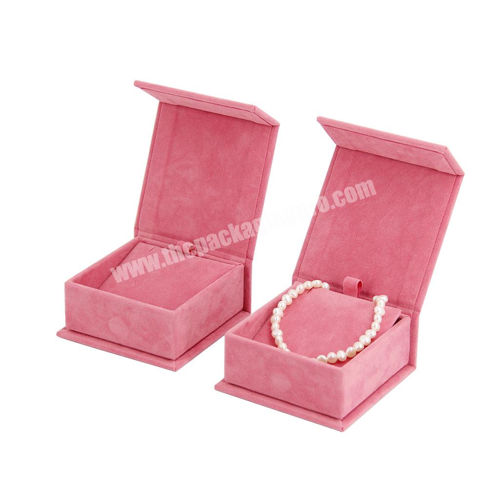 Custom luxury portable travel mini jewelry box women velvet gift rose flower jewelry box necklaces jewelry packaging box