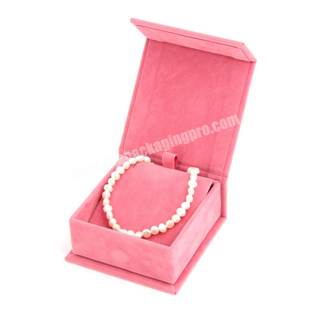 Custom luxury travel jewelry box gift packaging necklace velvet jewelry storage box packaging necklace magnetic jewelry gift box
