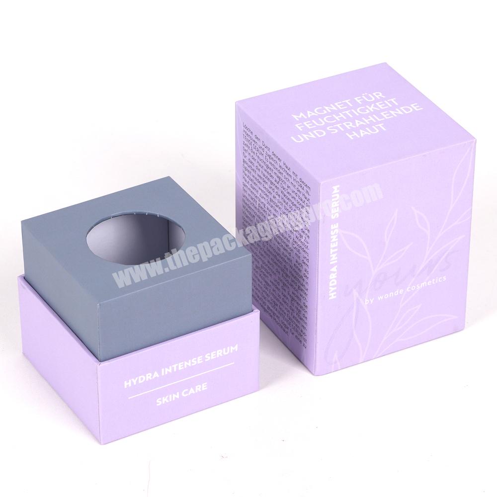 Custom mini perfume gift set cardboard boxes cosmetic products luxury cosmetics packaging jars gift paper cosmetic perfume box