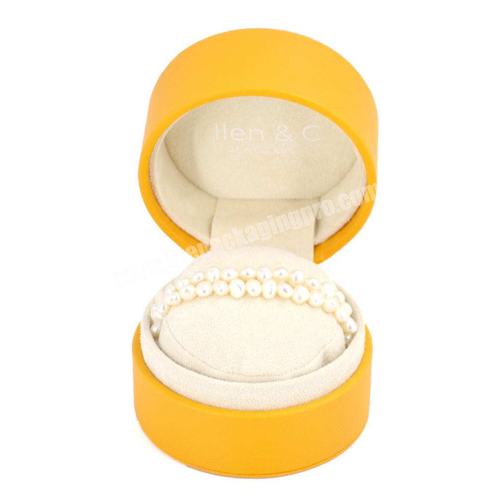 Custom mini portable travel jewelry box ring velvet travel jewelry