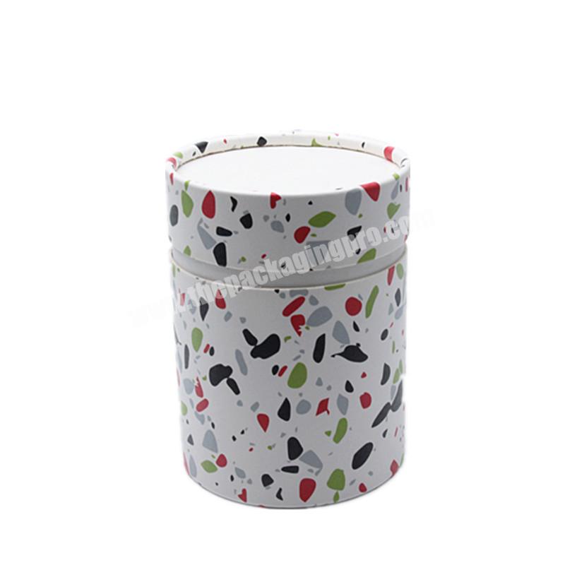 Custom perfume bottle packaging tube paper box packaging with polka dots